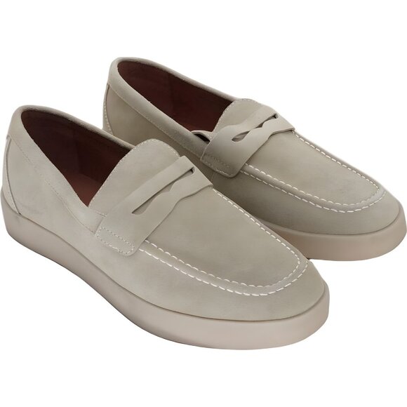 VINTAGE FOUNDRY Men's Slip-On Loafers Beige Comfy EU 43.5 Size 10.5 M - Picture 4 of 6